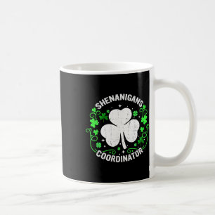 Shenanigans Coordinator St Patricks Day Vintage Di Coffee Mug