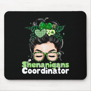Shenanigans Coordinator St Patricks Day Women 1  Mouse Mat