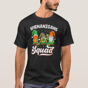 Shenanigans Gnomes Squad St Patrick's Day Gnome Sh T-Shirt