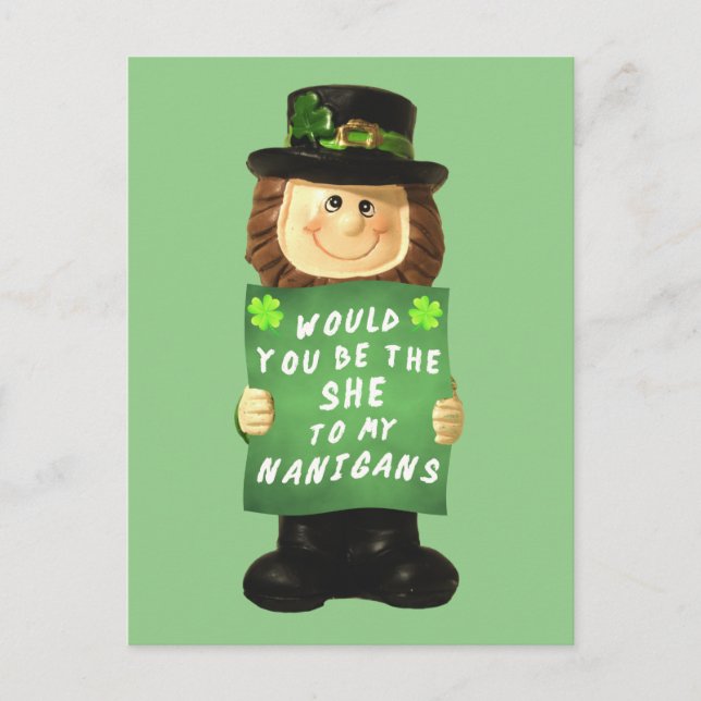 Shenanigans Holiday Postcard (Front)