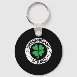 Shenanigans Squad Funny Saint Patrick's Day Matchi Key Ring