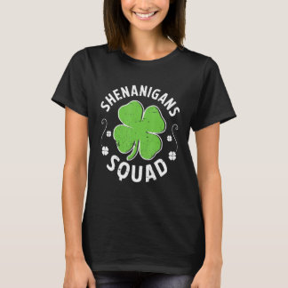 Shenanigans Squad Funny St Patrick's Day Matching T-Shirt
