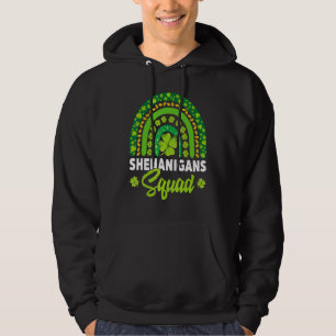 Shenanigans Squad Happy St Patricks Lucky Irish Ra Hoodie