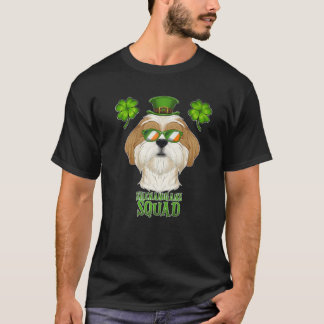 Shenanigans Squad I St Patricks Day Shih Tzu T-Shirt