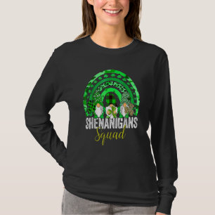 Shenanigans Squad Irish Gnomes Rainbow St Patrick' T-Shirt