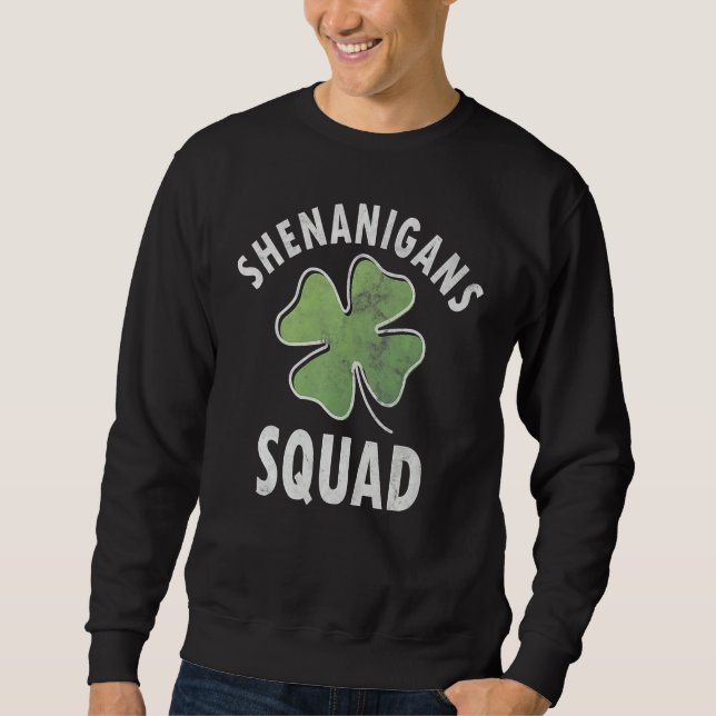 Shenanigans Squad Irish Shirt Funny Saint Patricks (Front)