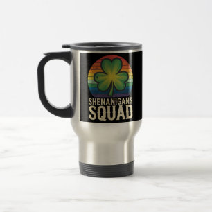 Shenanigans Squad Matching St Patricks Day Group  Travel Mug