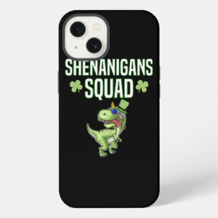 Shenanigans Squad St Patricks Day Dinosaur Dino Bo iPhone 13 Case