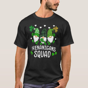 Shenanigans Squad St Patricks Day Gnomes Green Pro T-Shirt