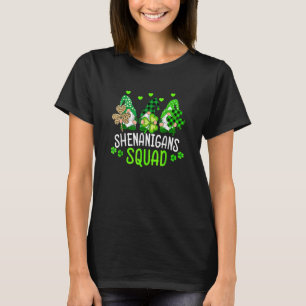 Shenanigans Squad St Patricks Day Gnomes Green Pro T-Shirt