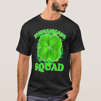 Shenanigans Squad Teacher St Patricks Day Shenanig T-Shirt
