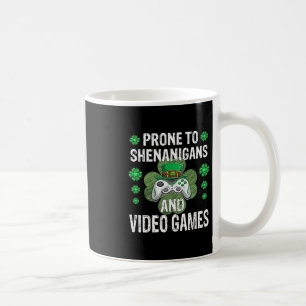 Shenanigans Video Games Funny Gamer St Patricks Da Coffee Mug