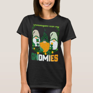 Shenanigans With My Gnomies St Patrick's Day Gnome T-Shirt