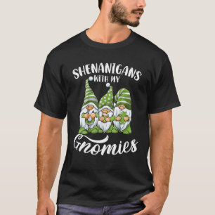 Shenanigans With My Gnomies St Patrick's Day Gnome T-Shirt