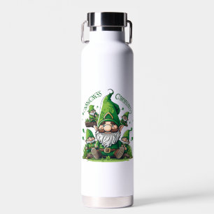 Shenanigans With My Gnomies St Patrick's Day Gnome Water Bottle