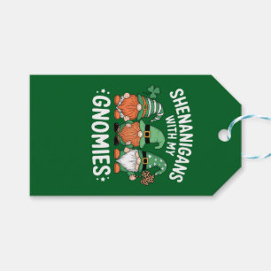 Shenanigans With My Gnomies St Patrick's Day Irish Gift Tags