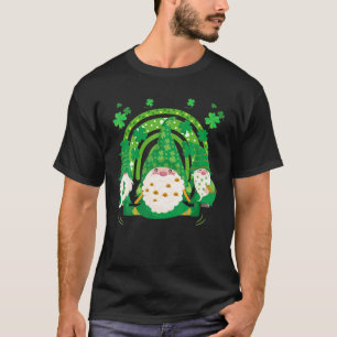 Shenanigans With My Gnomies St Patrick's Day Rainb T-Shirt