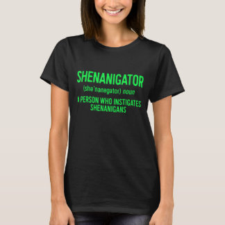 Shenanigator Definition  Saint Patrick Day Gif T-Shirt