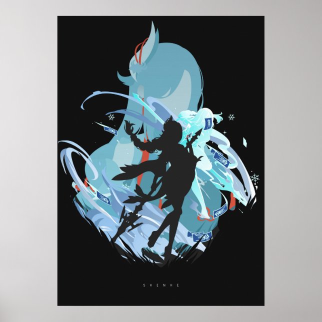 Shenhe Genshin Impact Poster (Front)