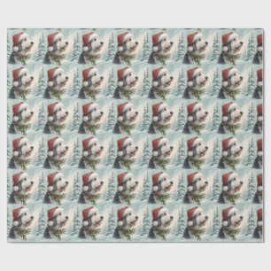 Shepadoodle Christmas Wrapping Paper
