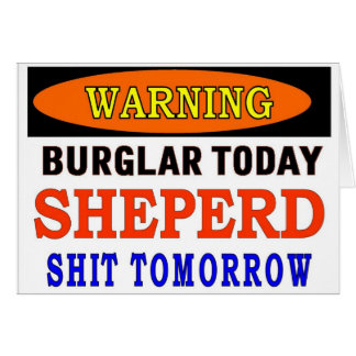 SHEPERD WARNING