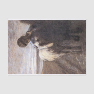 Shepherd Boy With Lamb by Giovanni Segantini Tissue Paper