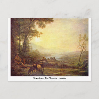 Shepherd By Claude Lorrain Postcard