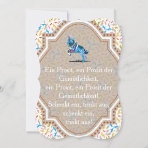 Shepherd Dog Invitation