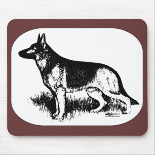 Shepherd Profile Mouse Mat