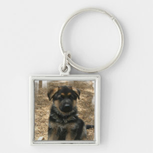 Shepherd Puppy Keychain