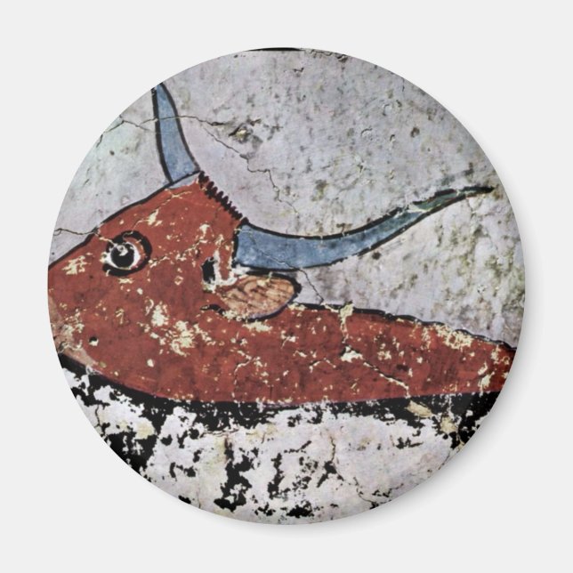 Shepherd With Bovine  By Maler Der Grabkammer Des Magnet (Front)