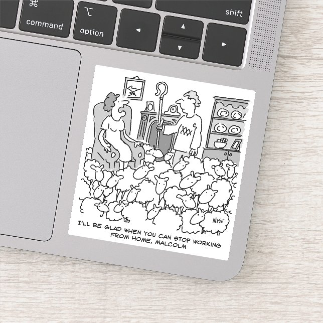 Shepherd Working from Home with his Sheep (Detail)