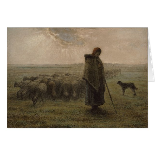 Shepherdess and Her Flock | 1862-63 (Front Horizontal)