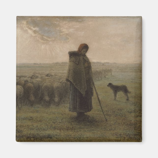 Shepherdess and Her Flock | 1862-63 Magnet (Front)