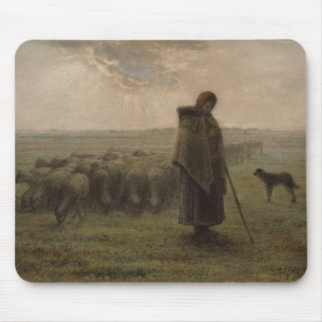 Shepherdess and Her Flock | 1862-63 Mouse Mat (Front)