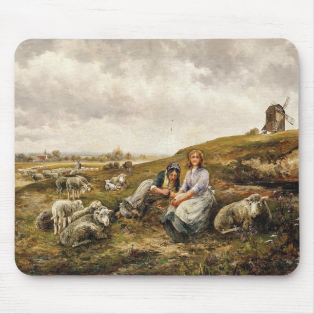 Shepherdesses before the City Gates Mouse Mat (Front)