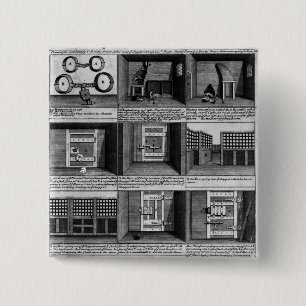 Shepherd's escape form Newgate Prison 15 Cm Square Badge