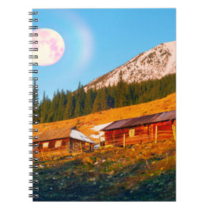 Shepherds hut wooden traditional, memories of pas notebook