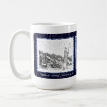 "Shepherds' Journey" Christmas Card Mug