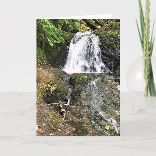 Shepperd's Dell Falls, Oregon Card (Front)