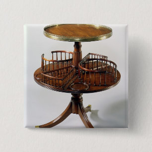 Sheraton two-tier dumb waiter 15 cm square badge