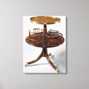 Sheraton two-tier dumb waiter canvas print