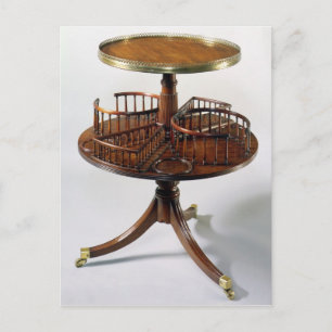 Sheraton two-tier dumb waiter postcard