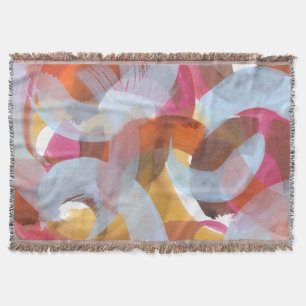 Sherbert I Throw Blanket