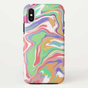 Sherbert Swirls iPhone XS Case