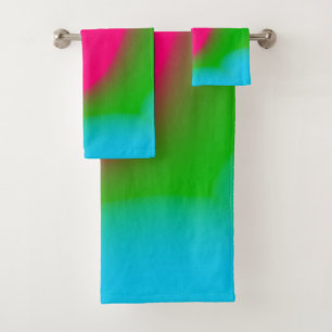 Sherbet Watercolors Bath Towel Set