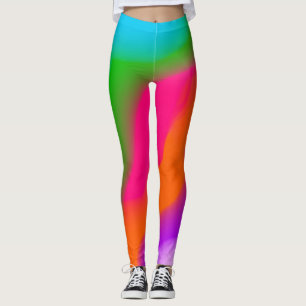 Sherbet Watercolors leggings