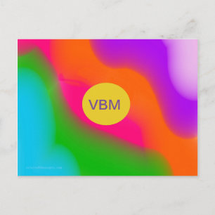Sherbet Watercolors Postcard
