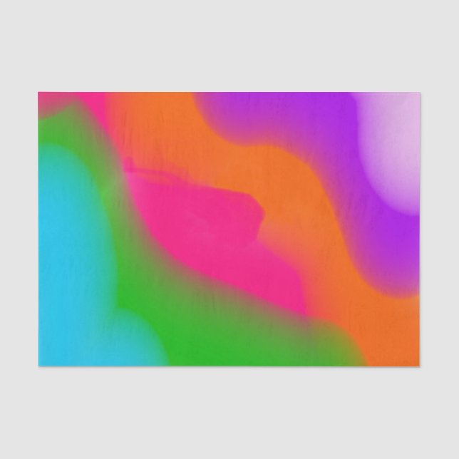Sherbet Watercolors Tissue Paper (Front)