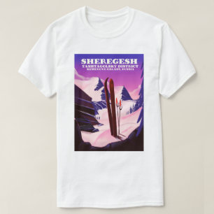 Sheregesh ,Kemerovo Oblast Russia ski travel print T-Shirt